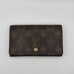 Louis Vuitton Monogram Porte-Monnaie Tresor Wallet